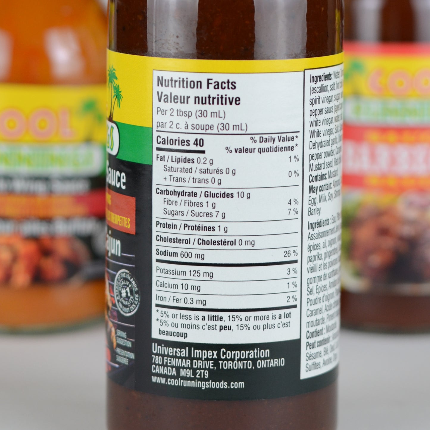 Blackened Cajun Sauce - Cool Runnings - 350ml